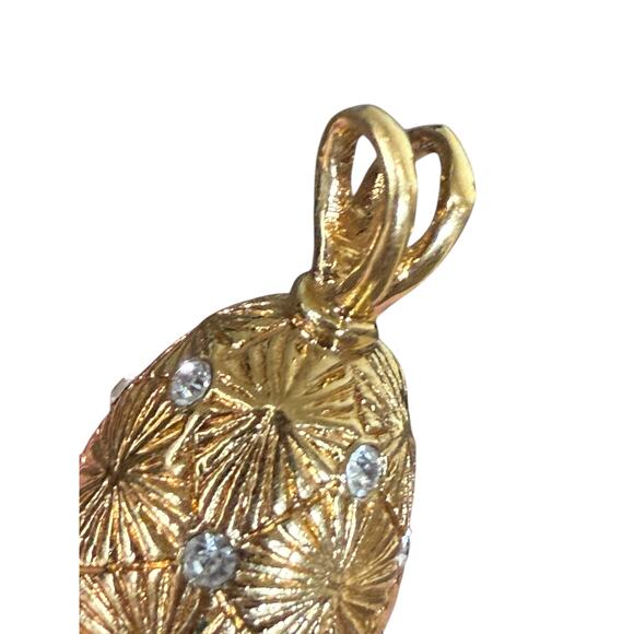 Diane Von Furstenberg DVF‎ Necklace Clock Watch Pendant Gold Starburst Jewelry - Picture 6 of 12